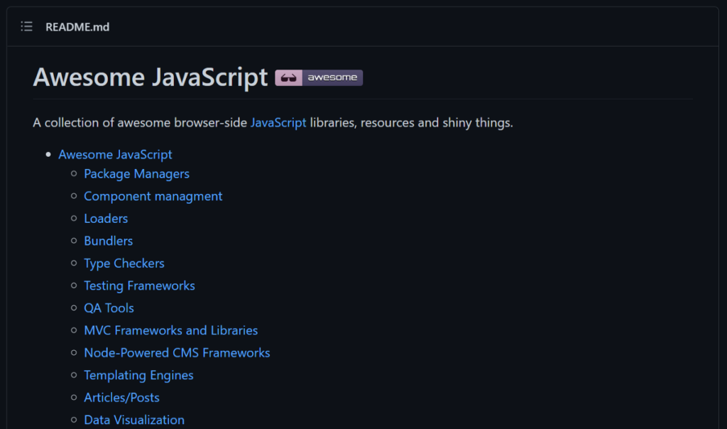awesome-javascript