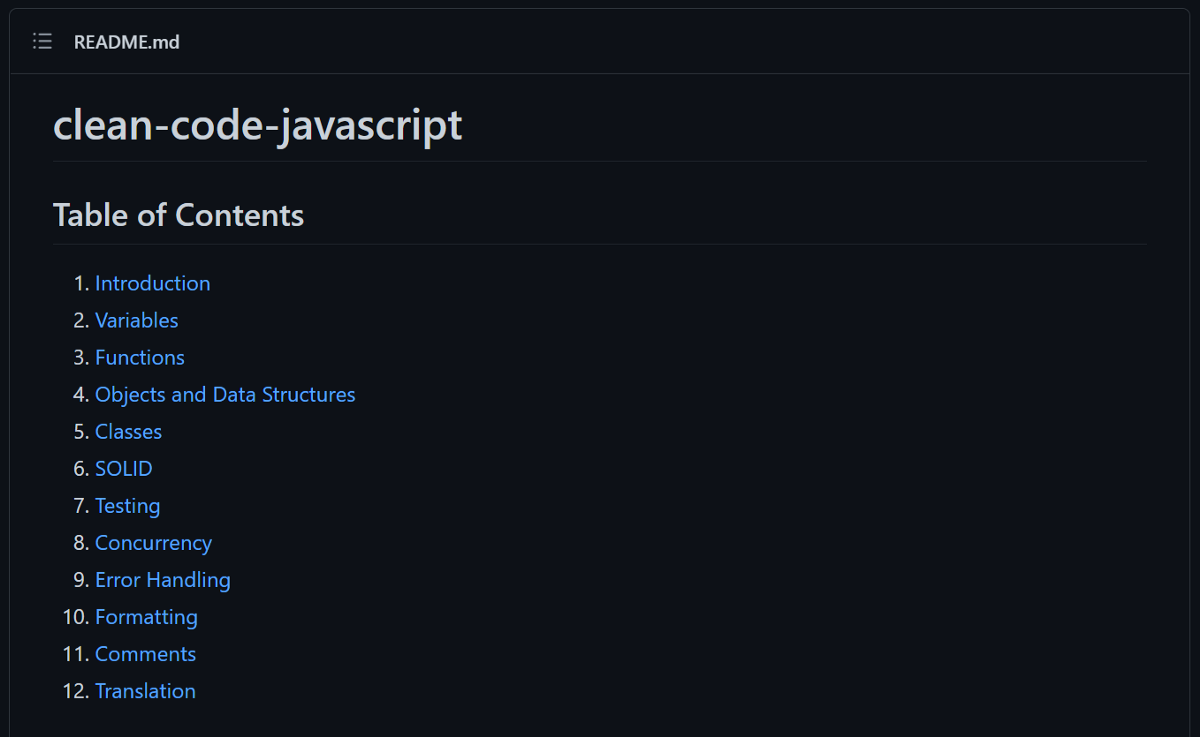 javascript cleancode